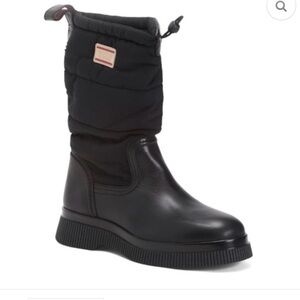 Scotch and Soda Black Quilted Winter Boots NWOT